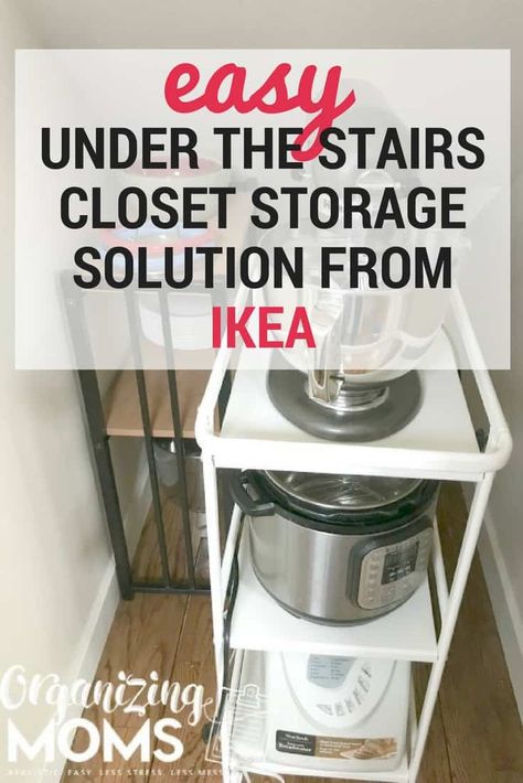 Under Stairs Ikea Hack, Under The Stairs Closet, Shoe Storage Under Stairs, Ikea Storage Solutions, Under Stairs Space, Under Stairs Storage Ideas, Stairs Closet, Stairs Storage Ideas, Under Stairs Pantry