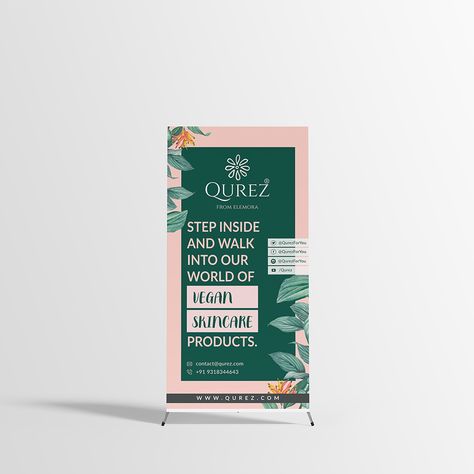 Creative Standee Design Ideas, Standy Ads Design Creative, Standee Design Creative, Standee Design Ideas, Designers Logo, Standee Design, Jewelry Template, Digital Creative Agency, Cosmetic Creative