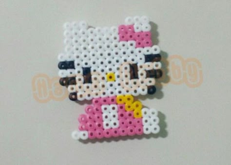 Bratz Perler Beads, Fused Beads, Perler Ideas, Art Bracelet, Easy Perler Beads Ideas, Fuse Bead Patterns, Easy Pixel Art, Hama Beads Design, Flying Tiger