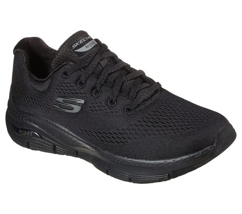 Shop the Skechers Arch Fit - Big Appeal | SKECHERS Art Sport, Insole Design, Mens Skechers, Sporty Casual, Trainers Fashion, Wide Fit Shoes, Fabric Shoes, Walking Sneakers, Wide Shoes