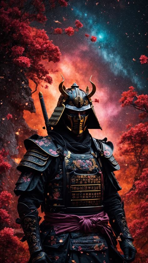 PhotoReal Dark Samurai with many details lost in the galaxy ba 2 Dark Samurai, Cool Wallpapers Art, The Galaxy, Cool Wallpaper, Dark Fantasy, Art Wallpaper, Lost, Education, Japan