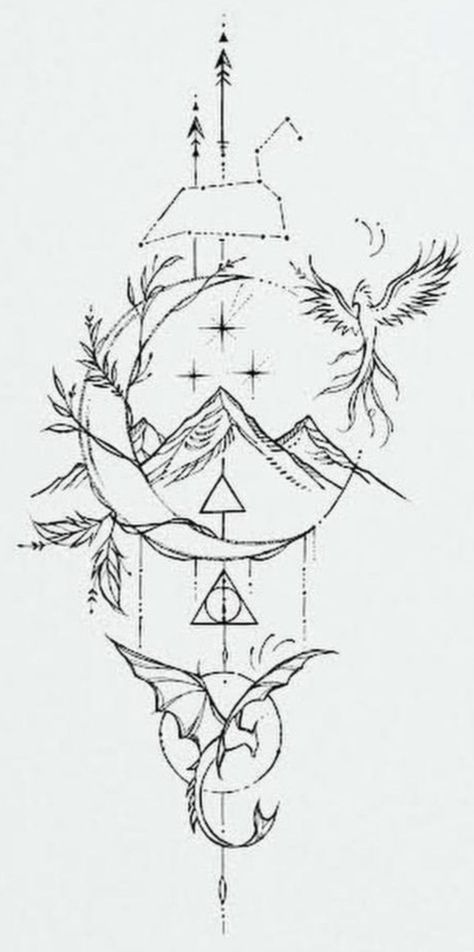 Tattoos Inspired By Fantasy Books, Acotar Fanart Tattoo, Bookish Spine Tattoo, Aelin Galathynius Tattoo, Feyre Spine Tattoo, Fantasy Book Tattoo, Tog Tattoo Ideas, Tattoo Ideas Spine, Acotar Tattoo Ideas