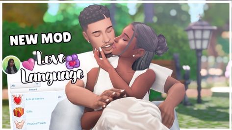 Love Language mod v1- the intro ♡ | Sasha's Space Sims 4 Mods Love, Sims 4 Love Island, Sims 4 Romance Mods, Sims 4 Free Mods, Sims 4 Jobs, Mods Ts4, Mods Sims 4, Sims 4 Tsr, Sims 4 Challenges