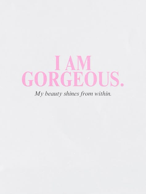 I am gorgeous affirmation, affirmations, beauty affirmation | I Am Consistent Affirmation, Manifesting Beauty Affirmations, Beauty Manifestation Affirmations, I Am Attractive Affirmations, I Am Pretty Affirmations, I Am Smart Affirmation, Physical Beauty Affirmations, Gorgeous Affirmations, I Am Beautiful Affirmations I Am Stylish Affirmations, Manifesting Affirmations Love, I Am Gorgeous Quotes, I Am Feminine Affirmations, I Am Comfortable In My Own Skin, I Am Beautiful Affirmations Aesthetic, I Am Popular Affirmations, I Am Chosen Affirmation, Balanced Hormones Affirmations