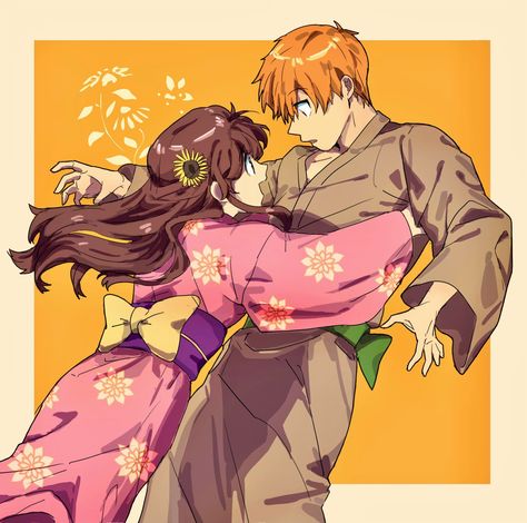 Dahae on Twitter: "🍙🐱💕💕 #fruitsbasket… " Fruits Basket Kyo, Shojo Anime, Fruits Basket Anime, Anime Nerd, Fruits Basket, Fruit Basket, Anime Artwork, Cute Anime Couples, Otaku Anime