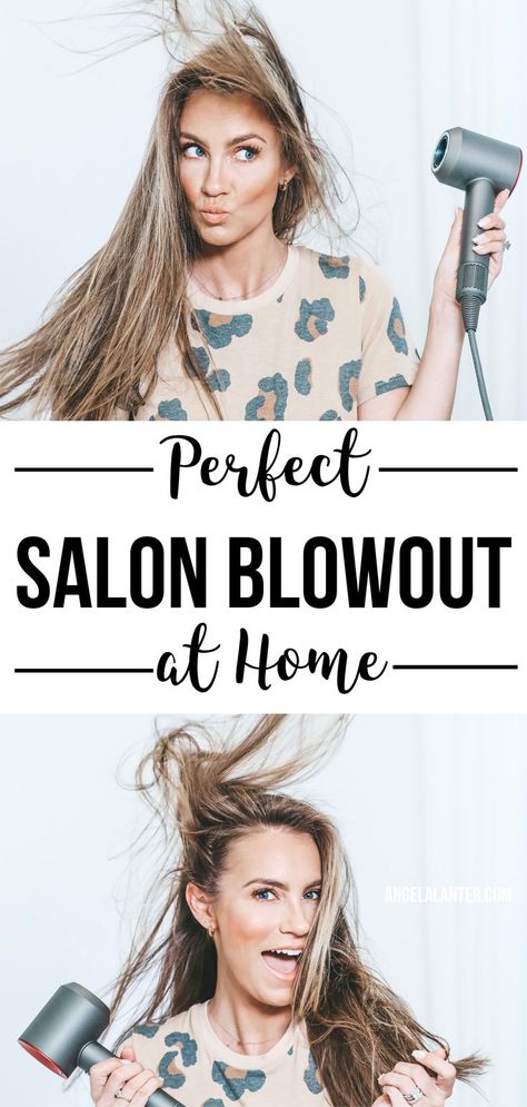 I’m giving you my top 5 tips, tricks, hacks, WHATEVER you wanna call them to get your best ever salon quality blowout in the comfort of your own bathroom. Angela Lanter. Perfect Salon Blowout at home #blowout #HairCare #Hairstyle #AngelaLanter Blowout Diy, Blow Dry Hair Curls, At Home Blowout, Salon Blowout At Home, Home Blowout, Blowout At Home, Blowout Hair Tutorial, Salon Blowout, Angela Lanter