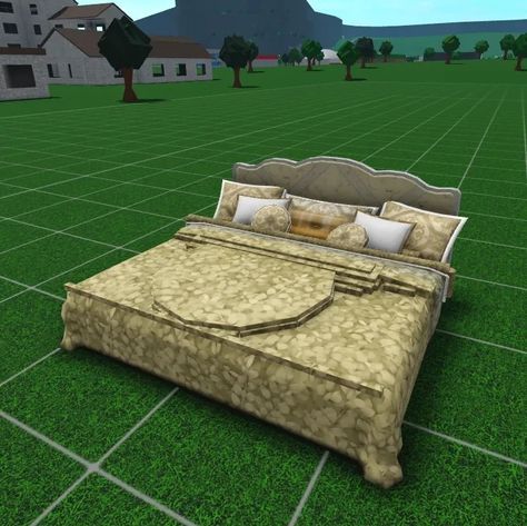 Roblox Tree Decals Bloxburg, Victorian Bloxburg, Bloxburg Custom, Bloxburg Victorian House, Decals Bloxburg, Bloxburg Beach House, Victorian Castle, Castle House Design, Victorian Bed