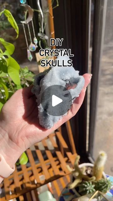 Borax Crystals Diy, Borax Crystals, Diy Skulls, Diy Crystals, Bull Skulls, Crystal Skull, Pretty Much, Crystals, Halloween