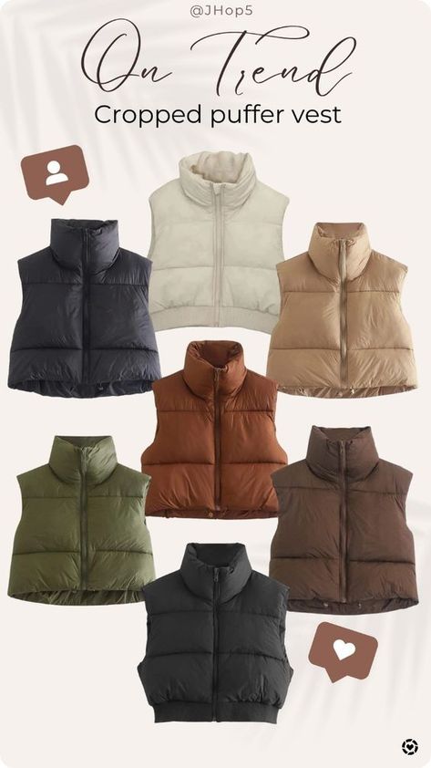 Cropped Puff Vest END OF SEASON SALE
 
2023 ON Trend Amazon Cropped Puffer Vest, Cute Puffer Vests, Puffer Vest For Women, Amazon Puffer Vest, How To Wear A Cropped Puffer Vest, Cropped Vest Puffer Outfit Ideas, Cropped Puffy Vest Outfit, Crop Vest Outfits For Women, Short Puffer Vest Outfit