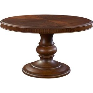 Broyhill Furniture Cascade Round Dining Table Round Wooden Table, Round Wood Table, Broyhill Furniture, Sofa Design Wood, Wooden Sofa Set Designs, Round Dining Room Table, Wooden Front Door Design, Luxury Furniture Living Room, Round Dining Room