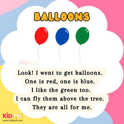 English Short Poems, Kids Poems Short, Kids Poems Short Funny, Simple Poems For Kids, Kids Poems 1st Grades, English Poem For Grade 2, Short Poems For Kids, Rhyming Poems For Kids, Baby Poems