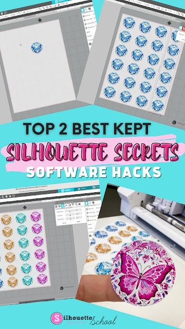 Silhouette Studio software hacks Vinyl Projects Silhouette, Silhouette School Blog, Silhouette Cameo Crafts, Silhouette School, Silhouette Cameo Tutorials, Sublimation Images, Silhouette Vinyl, Silhouette America, Silhouette Cameo Projects