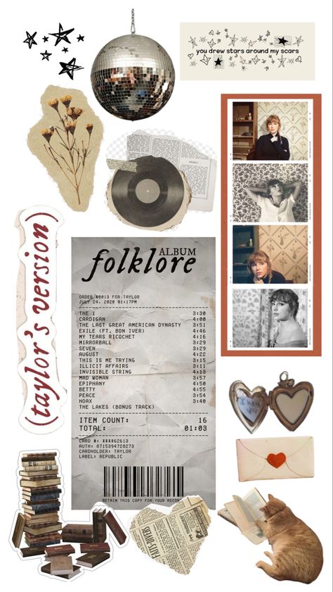 Phone Case Inspo Taylor Swift, Taylor Swift Aesthetic Scrapbook, Phonecase Sticker Taylor Swift, Aesthetic Taylor Swift Phone Case, Collage Phone Case Printable Taylor Swift, Phone Stickers Taylor Swift, Taylor Swift Folklore Phone Case, Taylor Swift Clear Phone Case, Folklore Emojis Taylor Swift