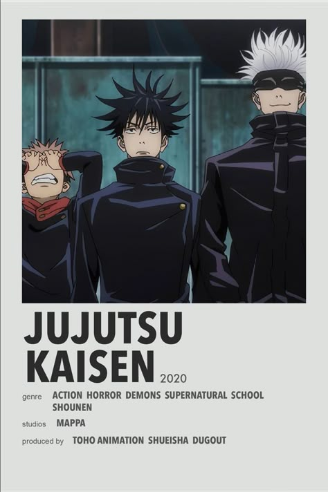 Kaisen Jujutsu, Bakugou Manga, Film Posters Minimalist, Hxh Characters, Poster Anime, Anime Printables, Anime Titles, Anime Recommendations, Anime Decor