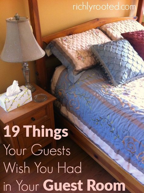 This is a great list of things to include in a guest room to make it warm and welcoming! When I have overnight guests, I like to make sure the guest room has everything they might need during their stay. Guest Room Essentials, Chrome Designs, Futon Decor, Bed & Breakfast, Guest Room Decor, Spare Bedroom, Overnight Guests, Zadar, Spare Room