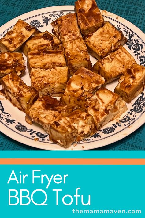 Air Fryer BBQ Tofu #airfryerrecipes #airfryer #emeril360airfryer #tofu #tofurecipes #airfryertofu #vegetarian #vegan Air Fryer Tofu, Sugar Free Hot Chocolate, Bbq Marinade, Bbq Tofu, Sauerkraut Recipes, Marinated Tofu, Dinner Entrees, Fried Tofu, Tofu Recipes