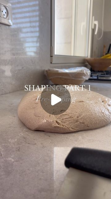 A y a l a   F r i e d m a n on Instagram: "Shaping is a very important part of making sourdough bread. It finalizes your bread’s shape, helps build structure, ensures the dough rises evenly, and creates that beautiful oven spring we all love.  Because sourdough has a higher hydration level, it can get really sticky and messy, and it definitely requires practice. In this video, I’m explaining pre-shaping, and in the next video, I’ll talk about final shaping.  Best tips I can give you for shaping: - Make sure to have a bench scraper or dough scraper to help you control the dough. - Use flour on your hands, but not too much on the dough. - Stay patient.  You got this✊🏼❤️  #shaping #sourdough #sourdoughbread #preshapingdough #flour #workshop" Shaping Sourdough Bread, Shaping Sourdough, Bench Scraper, Family Meal Prep, Making Sourdough Bread, Bread Shaping, Dough Scraper, Next Video, Family Meal