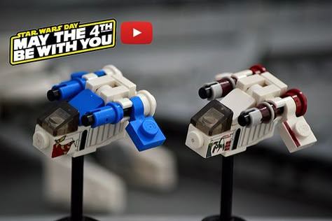 Build your own microscale LEGO Star Wars Republic Gunship, complete with decals [Instructions] Lego Micro Spaceship, Star Wars Republic Gunship, Lego Star Wars Mini, Republic Gunship, Lego Clones, Lego Mosaic, Lego Micro, Micro Lego, Lego System