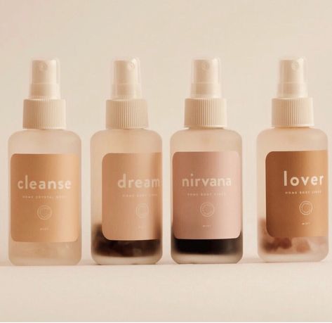 Bottle Design Packaging, Cosmetic Labels, Cosmetic Packaging Design, Home Spray, Skincare Packaging, Cosmetic Design, Soap Packaging, Skin Care Brands, Linen Spray