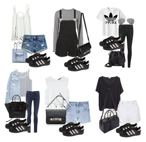 Black Adidas Shoes Outfits, Adidas Superstar Black Outfits, Black Adidas Superstar Outfit, Black Adidas Outfit, Reworked Adidas, Adidas Superstar Outfit, Adidas Wallpaper, Superstar Outfit, Photo Clothes