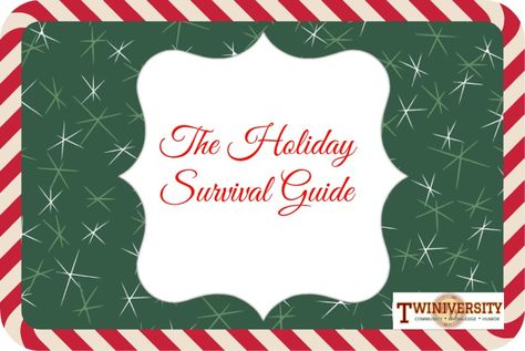 The Holiday Survival Guide Holiday Survival Guide, Mom Of Twins, Pack Up And Go, Christmas Pjs, Twin Mom, Family Celebrations, Christmas Socks, Survival Guide, Planning Ahead