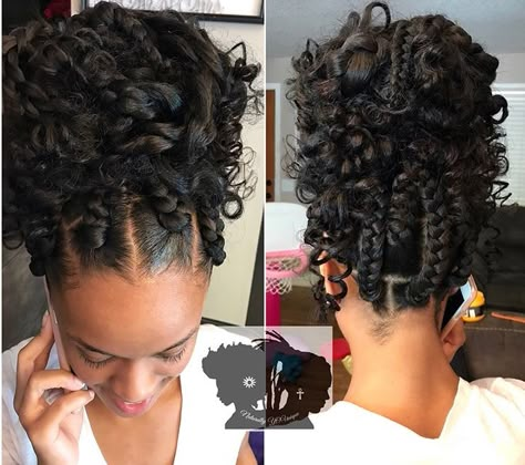 Braided Messy Bun, Updo Cabello Natural, Bun With Braid, Black Braided Updo, Box Braids Updo, Goddess Box Braids, Diy Updo, Messy Bun With Braid, Braids Updo