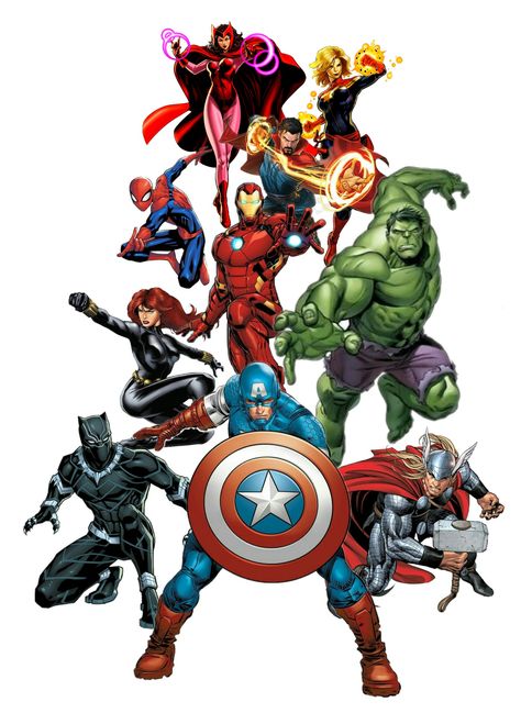 Couple Images Art, Super Hero Illustration, Avengers Background, Avengers Earth's Mightiest Heroes, Marvel Birthday Party, America Theme, Marvel Party, Avengers Poster, Superhero Theme Party