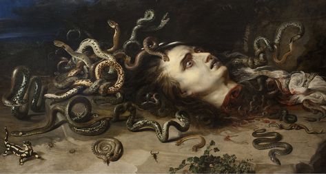 Medusa is a c.1618 painting by the Flemish painter Peter Paul Rubens, Medusa Painting, Rubens Paintings, Head Of Medusa, Medusa Art, Istoria Artei, Female Rage, Paul Rubens, Rennaissance Art, Colors And Emotions