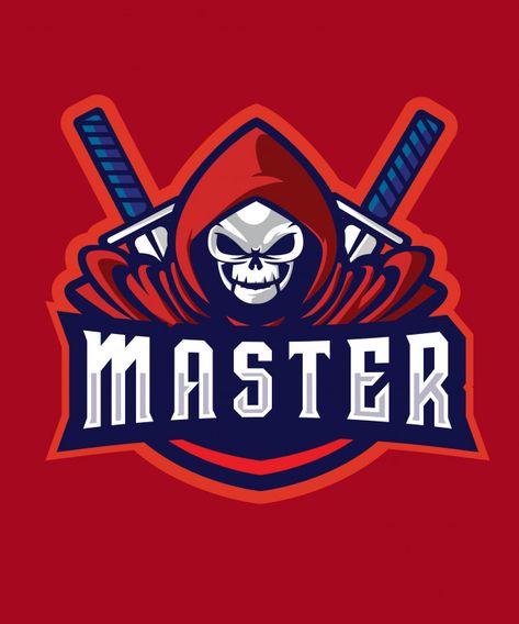 Hollow master e sports logo Premium Vector | Free Vector #Freepik #vector #freelogo #freered #freesports #freemascot Free Visa Card, Sports Mascot, Sale Logo, Logo Design Art, Creative Profile Picture, E Sports, Boy Photography Poses, Boy Photography, Game Master