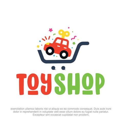 Online Toy shop logo design.  Kids toy car logo design. Toy shop Creative logo design Toy Store Logo Design, Toy Shop Logo, Toy Store Logo, Toys Logo Design, Toy Logo, Toys Logo, Car Logo Design, Creative Car, Kids Logo Design