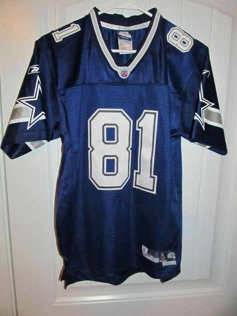 Terrell Owens - Dallas Cowboys jersey - Cowboys Adult Large #Cowboys #DallasCowboys Terrell Owens, Cowboys Jersey, Dallas Cowboys Jersey, Cowboy Jacket, American Football Jersey, Jersey Jacket, Fan Gear, Nfl Football, Football Jerseys