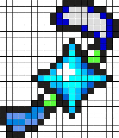 Pokemon Shiny Charm Perler Bead Pattern | Bead Sprites | Misc Fuse Bead Patterns Shiny Pokemon Pixel Art, Shiny Charm Pokemon, Shiny Pokemon Perler Beads, Perler Bead Pokemon, Pokemon Perler Bead Patterns, Pokémon Beads, Bead Pokemon, Perler Pattern, Kandi Cuff Patterns