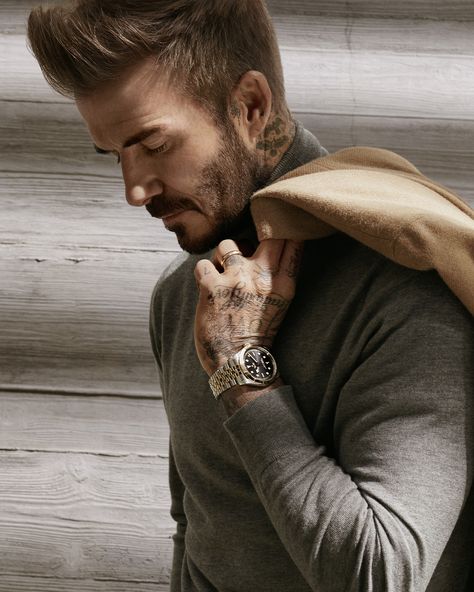 Make an entrance.​ The #TudorBlackBay 31/36/39/41 S&G is a subtle blend of traditional aesthetics with contemporary watchmaking. This refined collection is sophisticated, as worn by David Beckham.​ ​#TudorWatch #BornToDare David Beckham Watch, Menswear Photoshoot, Model Icon, David Beckham Style, Tudor Watch, Tudor Black Bay, David Beckham, Watch Model, Style Fashion