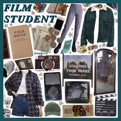 Film Major Outfit, Dream Hands, Niche Boards, Trash Aesthetic, Film Major, Theatre Outfit, Film Student, Fashion Journalism, Niche Aesthetic