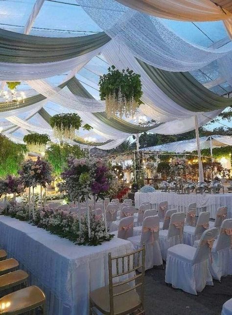 Wedding Roof Decoration Ideas, Tent Ceiling Decorations, Tent Ceiling Draping, Pandal Decoration Ideas, Wedding Canopy Decorations, Wedding Canopy Outdoor, Wedding Ceiling Decorations, Wedding Decorations Ideas, Outdoor Tent Wedding