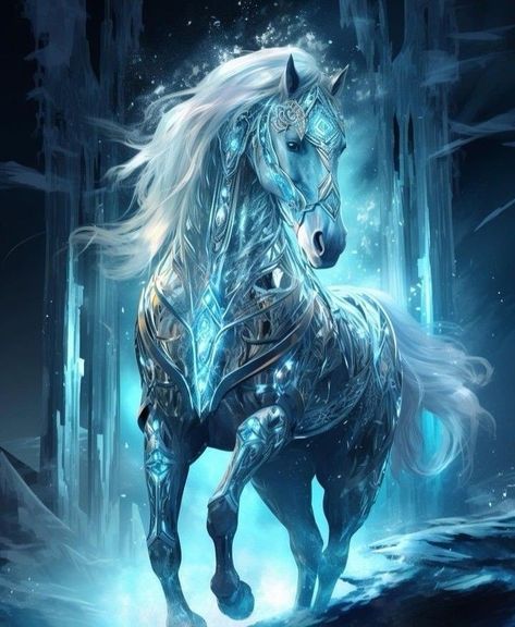 Horse city - Evening at the beach 🖤🌊 Embarking on Epic... Fantasy Horse Art, Horse Spirit Animal, Water Horse, Horse Clip Art, Abstract Horse Art, Unicorn Artwork, Magical Horses, Mythical Creatures Fantasy, Unicorn Pictures