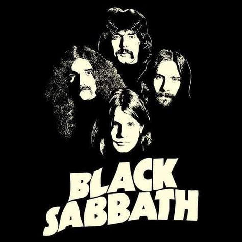 Black Sabbath Art, Black Sabbath Poster, Rock N Roll Style, Black Sabbath, Band Posters, Rock N Roll, The Beatles, Heavy Metal, Historical Figures