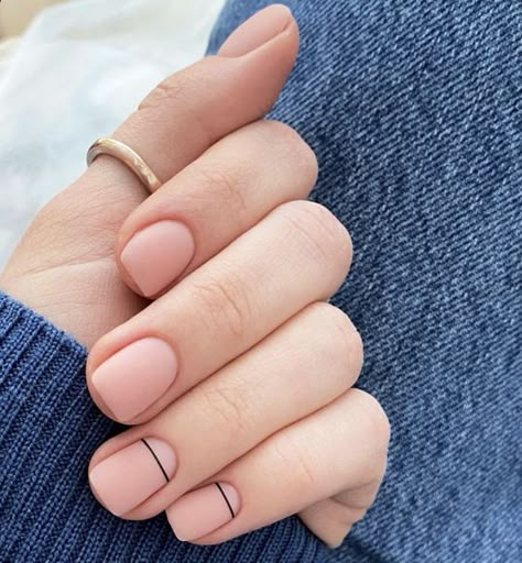 15 Simple Winter Nail Ideas for 2023-2024 - thepinkgoose.com Nails For Retail Workers, Short Matt Nails, Modern Acrylic Nails, Simple Matte Nails Short, Matt Nude Nails, Frosted White Nails, Nurse Nail Designs, Aura Nails Designs, Matte Gray Nails