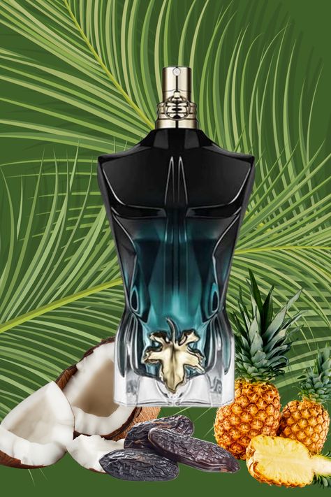 Le Beau Le Parfum by Jean Paul Gaultier is a sophisticated fragrance for men with notes of Pineapple, Iris, and Sandalwood. Experience a blend of coconut and amber that creates a warm and inviting scent perfect for any occasion. #JeanPaulGaultier #LeBeauLeParfum #MenFragrance #AmberWoody Jean Paul Gaultier Le Male Le Parfum, Jean Paul Gaultier Perfume Men, Jean Paul Perfume, Jean Paul Gaultier Perfume, Jean Paul Gaultier Le Male, Best Fragrance For Men, Coconut Wood, Good Raps, Le Male