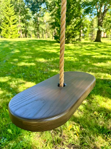 Tree Swing w/knotted climbing rope and hanging hardware – The Original Tree Swing Washer Toss, Manila Rope, 4 In A Row, Paddle Ball, Bocce Ball, Brass Plaques, Tree Swing, Long Rope, Cornhole Bags