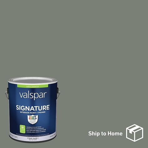 Valspar Signature Satin Retreat Hgsw3283 Latex Interior Paint + Primer (1-Gallon) in the Interior Paint department at Lowes.com Wallpaper Brick, Behr Ultra, Behr Premium Plus, Trim Molding, Interior Accents, Cinder Block, Paint Primer, Mellow Yellow, Canterbury