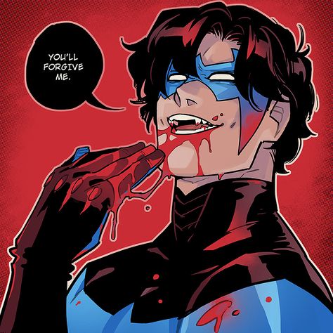 Vampire Nightwing, Dc Vs Vampires, Nightwing, Tumbler