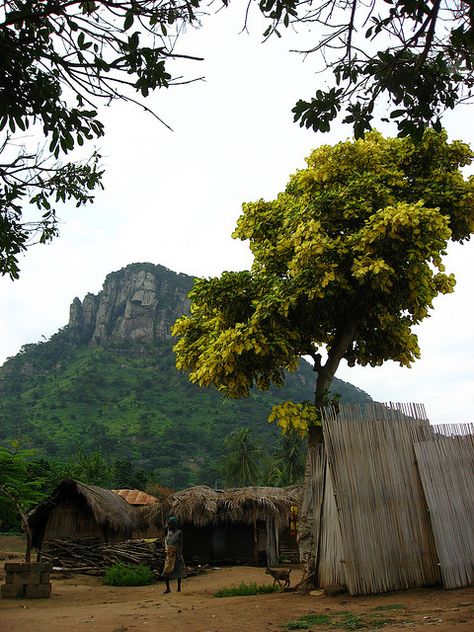 Adaklu-Helekpe near Ho, Ghana - this is the village I lived in during my time in Africa Giant Snails, Water Village, Rope Climb, Fire Ants, The Cave, Natural Park, World View, Traditional Architecture, A Snake