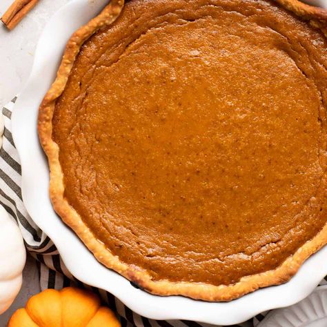 Pumpkin Pie Recipe From Scratch, Desserts From Scratch, Easy Pumpkin Pie Recipe, Desserts Pumpkin, Live Well Bake Often, Pumpkin Pie From Scratch, Pie From Scratch, Pumpkin Pie Recipe Easy, Homemade Pie Crust Recipe