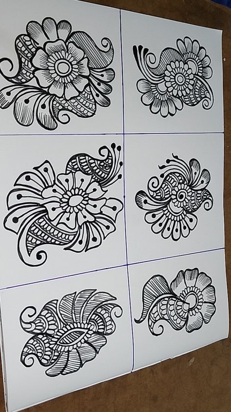 Arabic mehndi design shapes for beginners Mehndi Designs In Pencil, Paper Mehandi Designs, Mehndi Designs Pencil Drawing, Henna Patterns On Paper, Mehendi Design With Pencil, Pencil Mehandi Design, Paper Mehndi Designs, Mehandi Designs On Paper, Mehendi On Paper