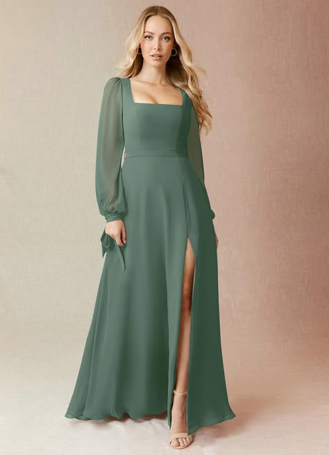 Sage Green Bridesmaid Dresses With Sleeves, Bridesmade Dress, Homecoming 2024, Plus Size Bridesmaid Dresses, Dusty Blue Bridesmaid Dresses, Dusty Sage, Plus Size Bride, Dresses With Pockets, Banquet Dresses