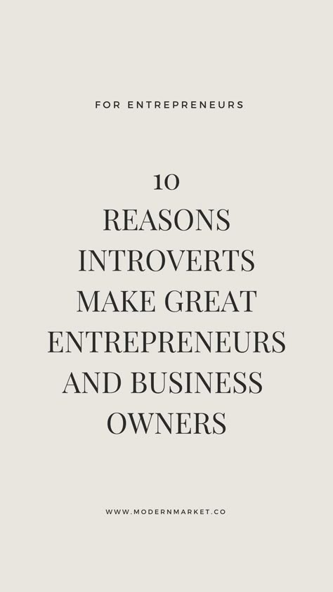 Tips For Introverts, Being An Introvert, Running A Small Business, Best Business Ideas, Successful Business Tips, Successful Business Owner, Business Basics, Small Business Advice, Business Mindset