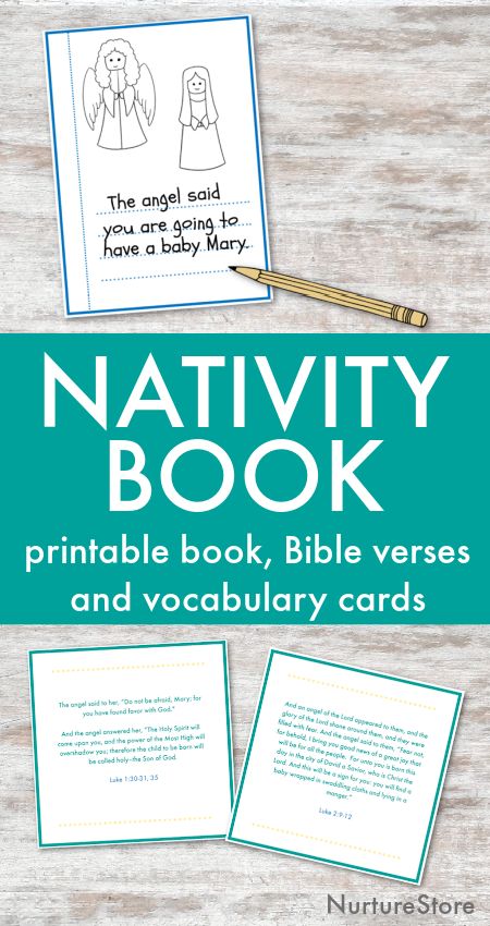 Free printable Nativity story book for children to complete - NurtureStore Nativity Unit Study Homeschool, Nativity Activity Sheets, Nativity Story For Kids Free Printable, Nativity Matching Game Free Printable, Nativity Story Printable, Nativity Books For Preschool, Nativity Quiet Book, Activity For Christmas, Printable Nativity