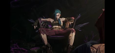 Arcane Cover Photo, Scene Composition, Future Poster, Jinx Arcane, League Of Legends Game, Drawing Body Poses, Jinx League Of Legends, Dorm Art, Sketchbook Inspiration