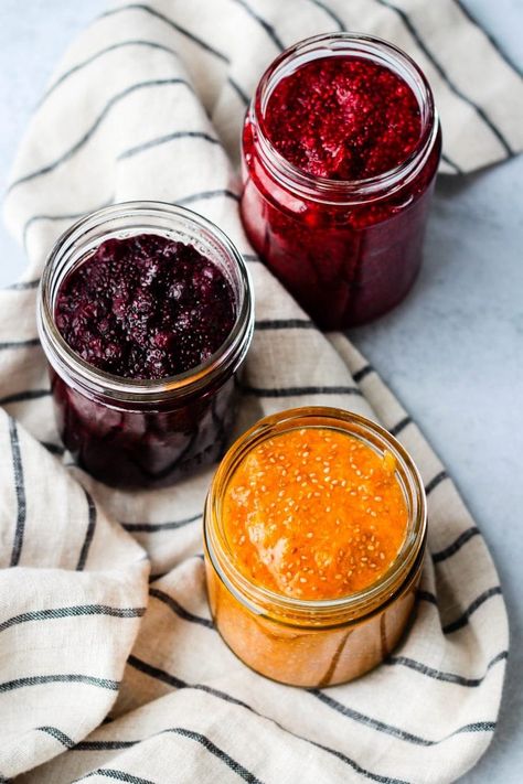 Walder Wellness, Jam Photography, Chia Seed Jam, Chia Jam, Simple Healthy Recipes, Plant Based Breakfast, Healthy Breakfast Ideas, Jam Recipes, Food Pantry